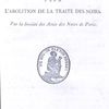 Adresse a Assemblée Nationale pour, l'Abolition de la traite des noirs.