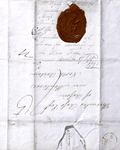 Correspondence from Granville Sharp, Chairman of the Committee of London for Abolition of the Slave Trade, to Hercules Ross of North Britain, September 17, 1791. The letter bears the abolitionist seal, “Am I Not a Man and a Brother.”
