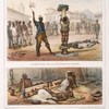 L'exécution de la punition du fouet; Nègres ào [au] tronco.