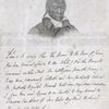 Fascimile of the Marquis de Lafeyette's original certificate commending James Armistead for his Revolutionary War service