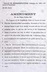 Amendment to the Negro Soldier Bill