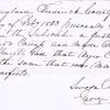 Affidavit attesting to manumission of Caleb, Frederick County, Maryland.