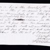 Promissory note for $63 for hire of a slave woman and her three children for the year 1844, December 30, 1843.