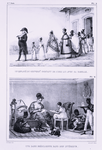 Un Employé du Gouvern Sortant de Chez Lui avec Sa Famille (top). Une Dame Brésilienne dans Son Intérieur (bottom).