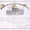 Diploma awarded to William A.Yancey by Hampton Normal and Agricultural Institute, June 12, 1873.