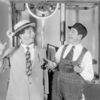 Joe Cook as Joe Squibb and Dave Chasen as Wiffington in Fine and Dandy.