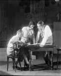 Script reading  at rehearsal of Elizabeth the Queen. Philip Moeller (director, seated), Lynn Fontanne & Alfred Lunt.