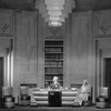 Arthur Byron (Nordson, seated at desk), Audray Dale (Lydia, also seated) and three stenos: Eileen Byron (Miss Posner), Aldeah Wise (Miss Kuno), Joan Carr (Miss Brasch).