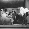 Grant Mills (wearing cap) as Jerry Hyland, Jean Dixon (seated) as May Daniels, Hugh O'Connell as George Lewis and Oscar Polk as the porter