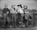 Cowboys featured in Green Grows the Lilacs, NYC: Guild Theatre, 1931.