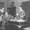 Cicely Oates (Annie), Charles Laughton (William) and Elsa Lanchester (Winnie) in a scene from the stage production of Payment Deferred.