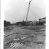 Construction of Long Island Expressway, looking West in vicinity of Van Dam Street, Queens
