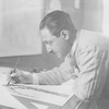 Lee Simonson (sketching scenic design)