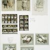 Christmas, Easter, New Year and text cards depicting young girls, winter, a bird, flowers, leaves, butterflies, books and clover.