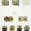 Birthday, calendar, Easter and Valentine cards depicting twin girls, daffodils, pansies and fields.
