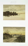 Two prints entitled 'Bit of Monhegan' and 'Early morning'