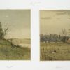 Two prints entitled, 'August' and 'September'