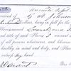 Slave auction receipt, received of G.A. Johnson seven thousand five hundred dollars...