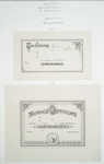 Marriage certificates.