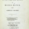 Narrative of the adventures and escape of Moses Roper