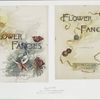 Flower fancies: calendar depicting flowers, ribbon, the moon and sun.
