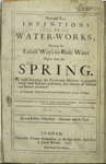 New and rare inventions of water-works