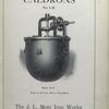 No. 1-B. Caldrons and kettles. Plate 24-X. [Title page].