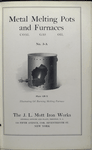 No. 3-A. Metal melting pots and furnaces. Plate 120-X. Illustration of oil burning melting furnace.
