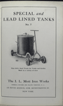 No. 7. Special and lead lined tanks. Plate 40-X. Steel truck for tanks and kettles.