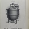 No. 13. Jacketed kettles, cast iron, acid enameled. Plate 124-X. kettles of 100 to 1000 gallons capacity.