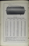 Plate 138-X. Welded horizontal steel storage tanks.