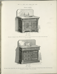 Wash stands.  Design Eastlake. Plates 143-D and 144-D.