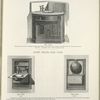 Wash stand for corner, in veneered and plain black walnut, and Patent folding wash stand. Plates 147-D to 149-D.