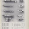 Plate 3501 - A to Plate 3708 - A. Shelf with brackets,  China soap dish and holder