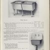 Plate 7612 - A. Warren wash tubs ; Plate 7525 - A. Ralston roll-rim iron slop sink
