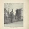 Entrance gates - Castlegould, closed.