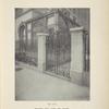 Wrought iron gates and railing. [Plate 313-N].