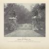 Wrought iron driveway gate. [Plate 315-N].