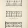 Wrought iron railing and posts. [Plates 357-N, 358-N and 359-N].