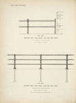 Wrought iron tube railing and cast iron posts. Plates 366-N and 367-N.