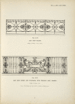 Cast iron railing. [Plate 372-N] ; Cast iron panels and standards, with wrought iron framing. [Plate 373-N].