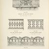 Wrought and cast iron balcony. [Plate 374-N] ; Cast iron balcony railing. [Plates 375-N and 376-N] ; Cast iron railing, Plate 377-N.