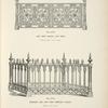 Cast iron railing and posts. [Plate 378-N] ; Wrought and cast iron cemetery railing. [Plate 379-N].