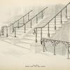 Bronze stoop and area railing. [Plate 400-N].