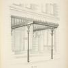 Iron and glass awning. Plate 412-N.