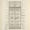 Wrought iron and plate glass vestibule doors. Plate 413-N.