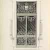 Wrought iron and plate glass vestibule doors. Plate 417-N.