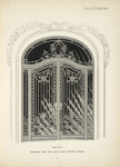 Wrought iron and plate glass vestibule doors. Plate 418-N.