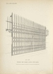 Wrought iron sliding and folding gates in two halves. Plate 423-N.