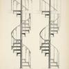 Iron circular stair. Plates 426-N and 427-N.